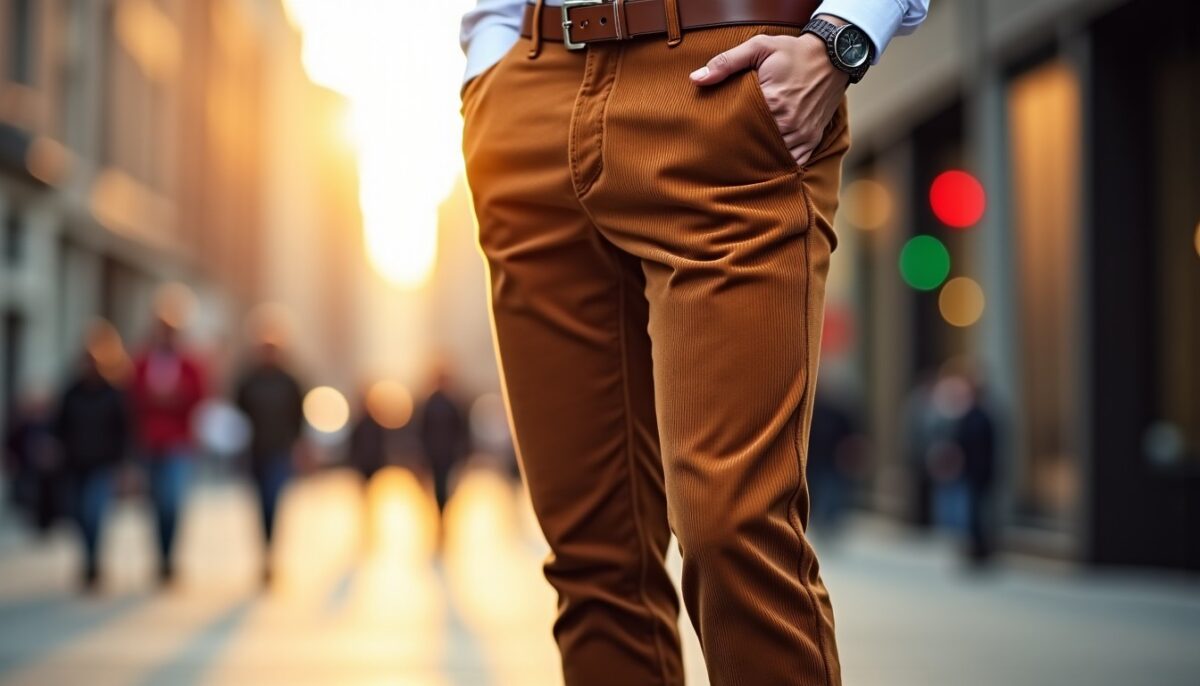 Pantalon velours côtelé pour homme : Les 7 critères incontournables pour ne pas se tromper