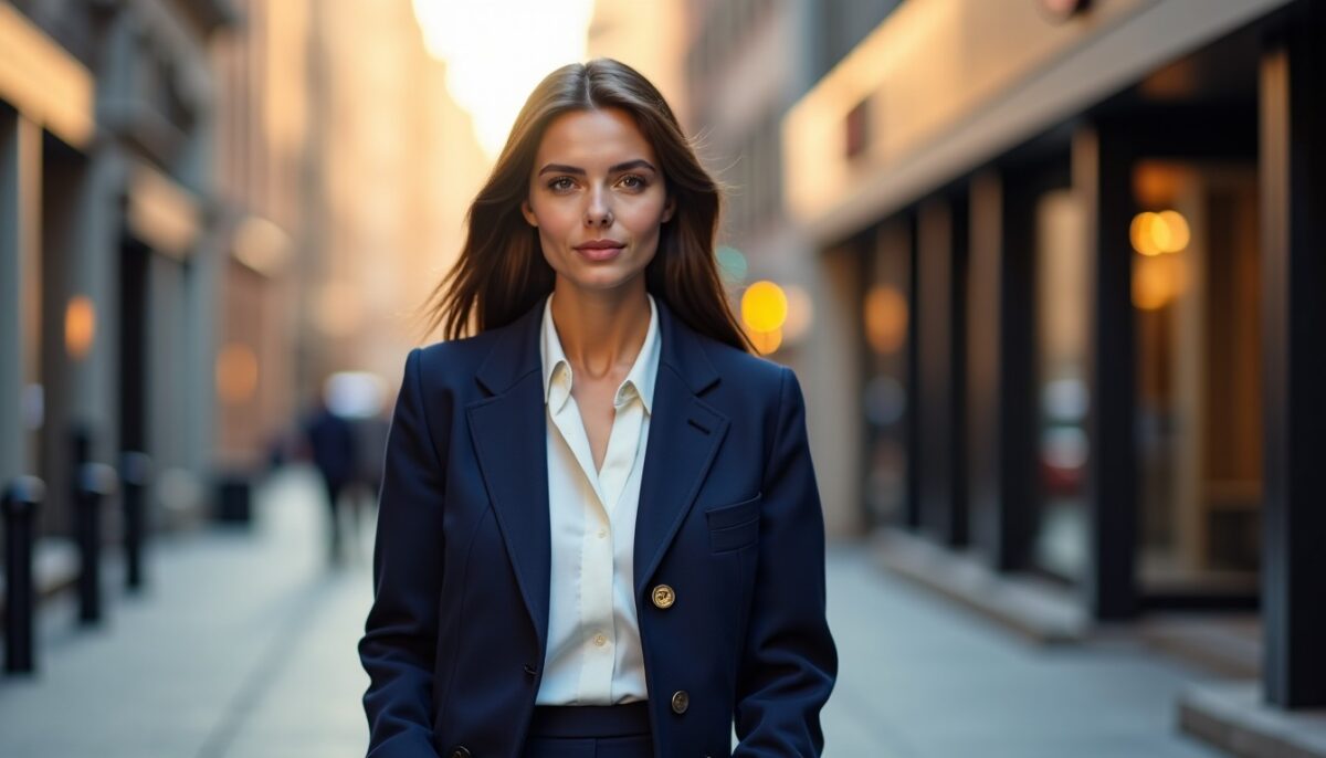 La veste marine féminine : symbole d'une élégance classique et indémodable