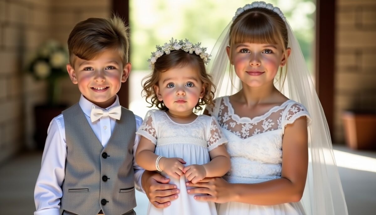 Tenue de cérémonie pour enfants : différences clés entre mariage, baptême et communion